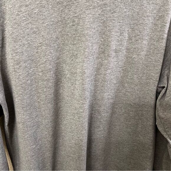 Eddie Bauer Long Sleeve Gray Tee (Size Large) - Picture 3 of 4